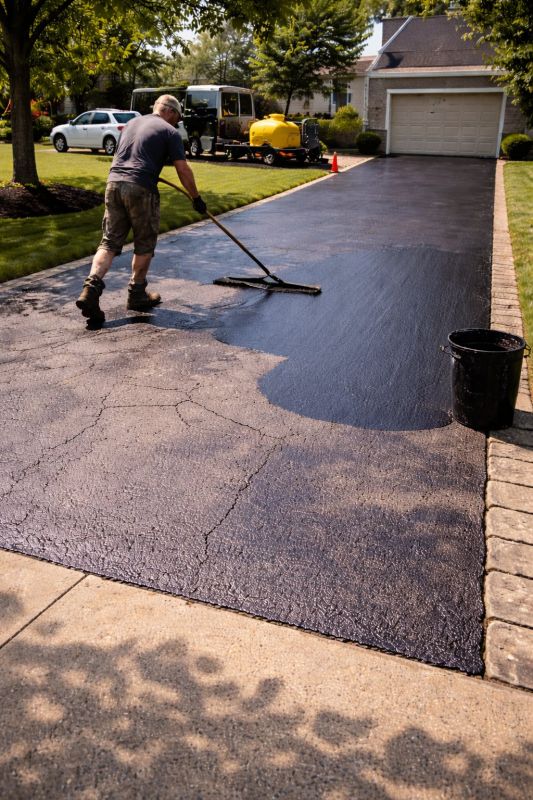 Asphalt Driveway Sealing in Miami Dade County, FL