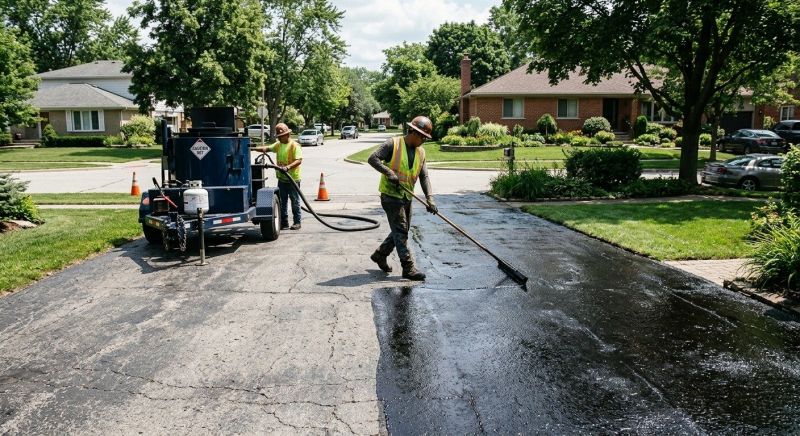 Asphalt Driveway Sealing in Miami Dade County, FL