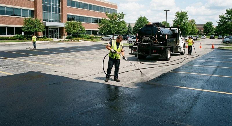 Asphalt Parking Lot Sealing in Denver, CO