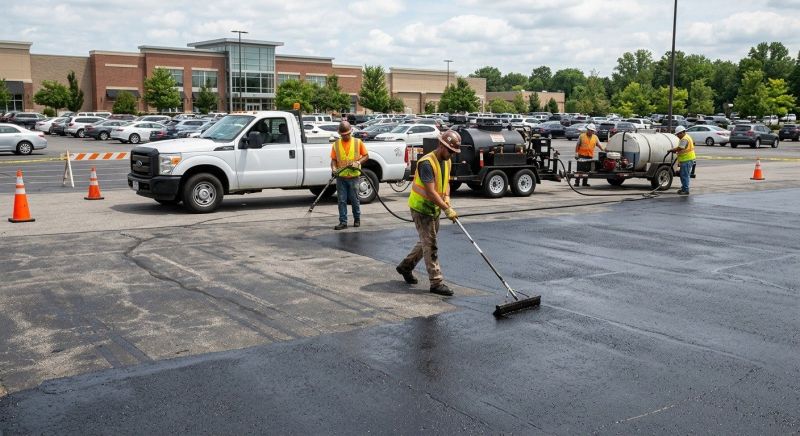 Commercial Parking Lot Sealing in Greenville, SC