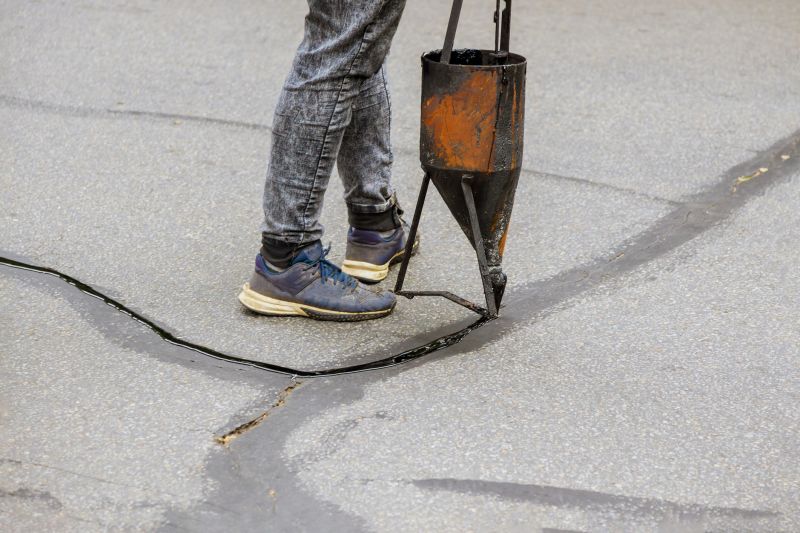 Hot Tar Driveway Sealing in Grand Rapids, MI