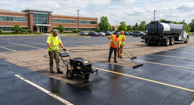 Parking Lot Sealcoating in Miami Dade County, FL