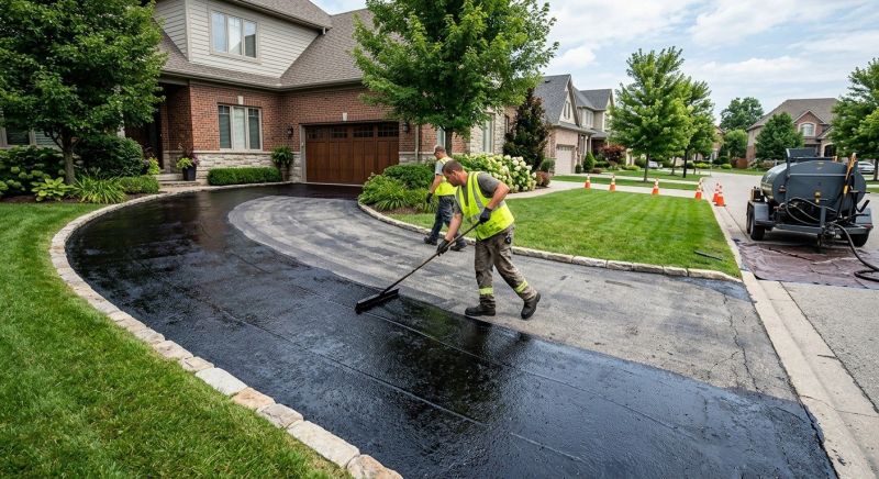 Residential Driveway Sealcoating in Miami Dade County, FL